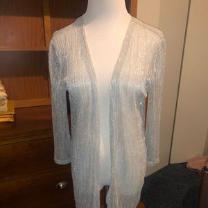 Beautiful Silver Chico’s jacket size 1